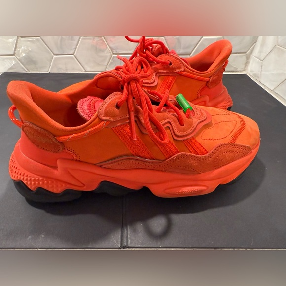 Adidas Ozweego Bold Orange Men’s Sneakers Size 8 - Picture 5 of 12